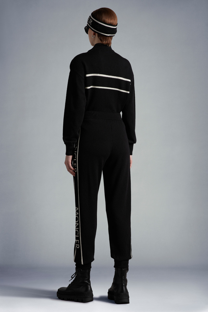 Logo Trim Wool Sweatpants 5