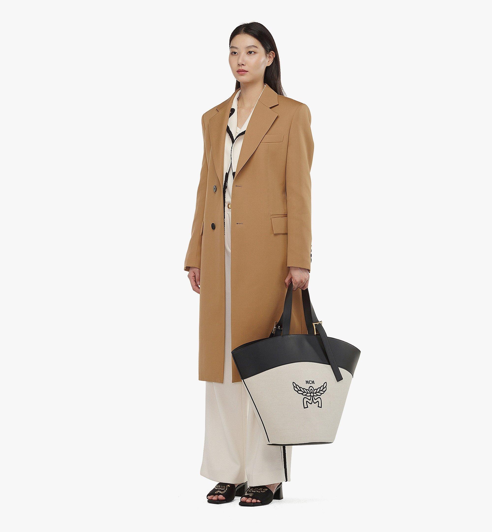 Himmel Tote in Canvas Leather Mix - 6