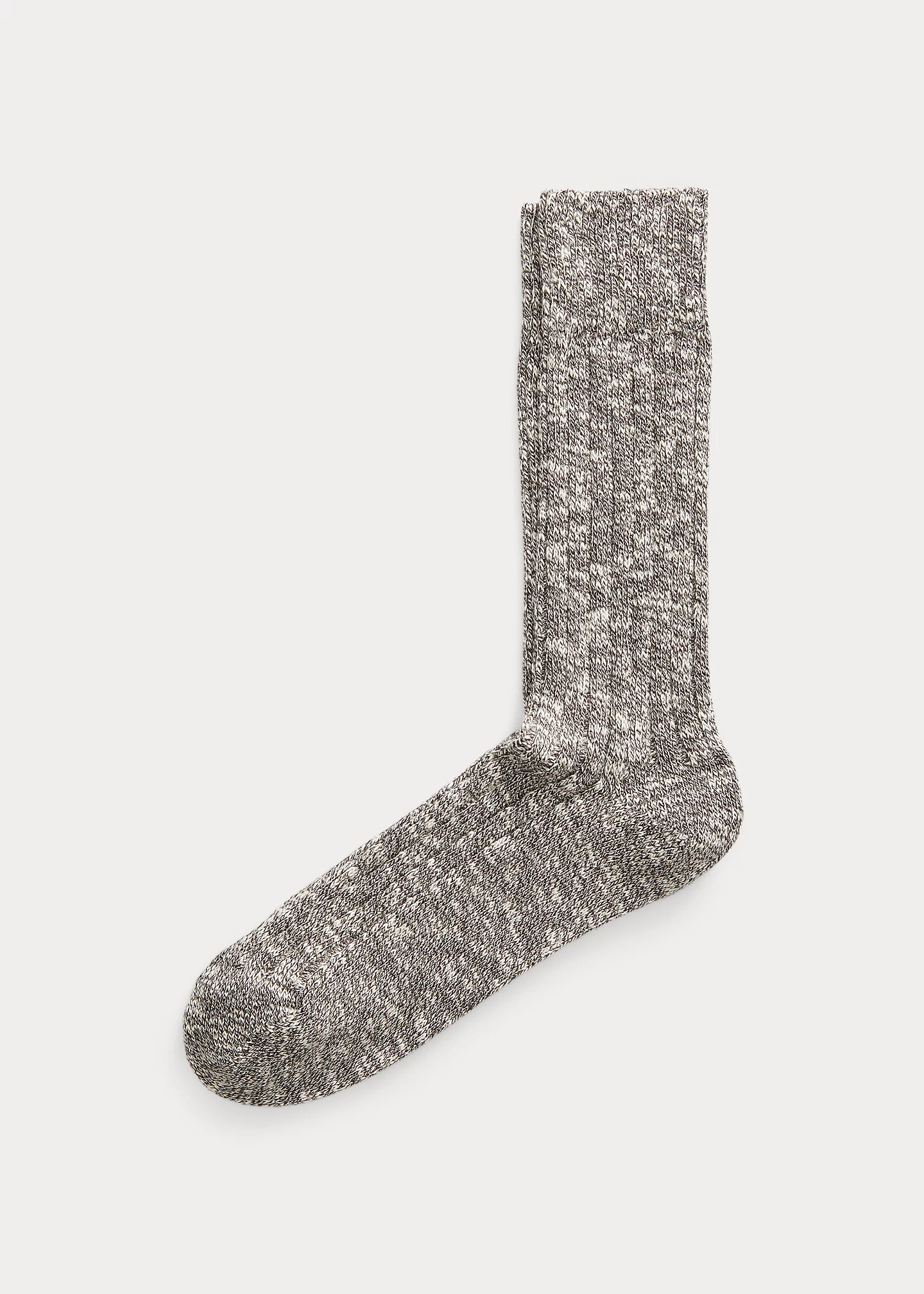 Marled Stretch Cotton-Blend Socks - 1