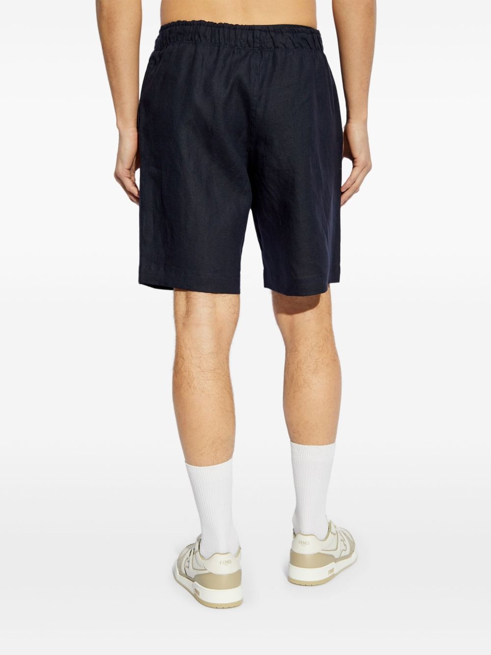 linen shorts - 4