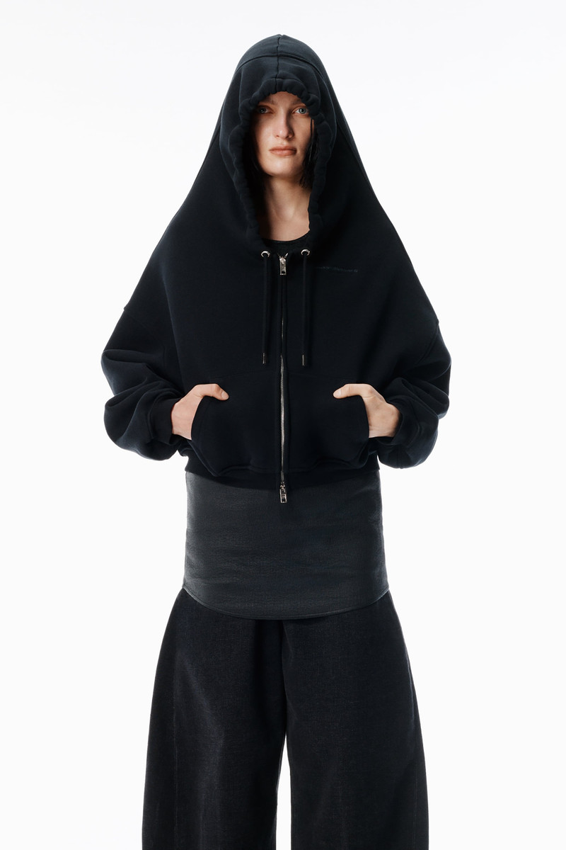 Black Veil Zip-Up Hoodie 2