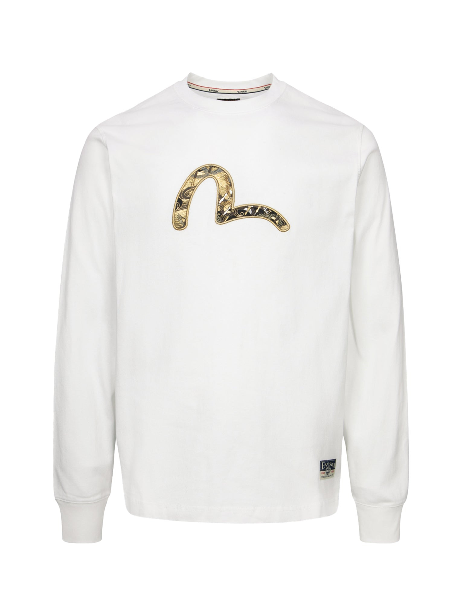 SEAGULL BROCADE APPLIQUÉ REGULAR FIT LONG-SLEEVE T-SHIRT - 13