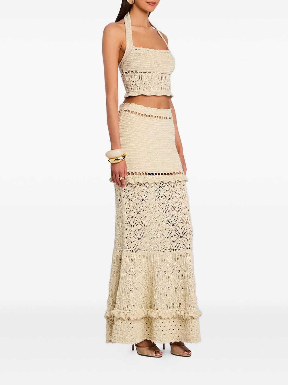 crochet halterneck top - 3