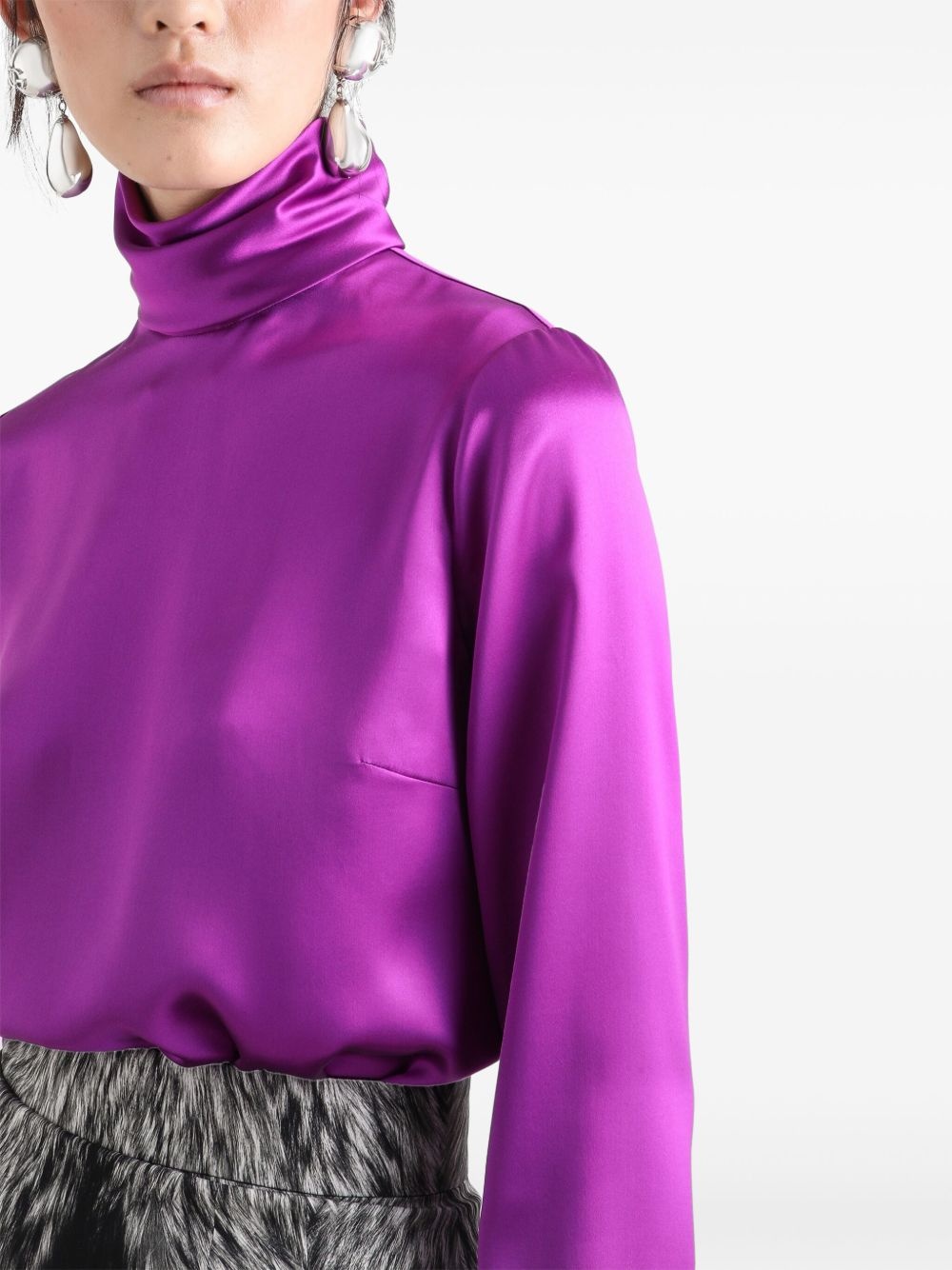 satin blouse - 4