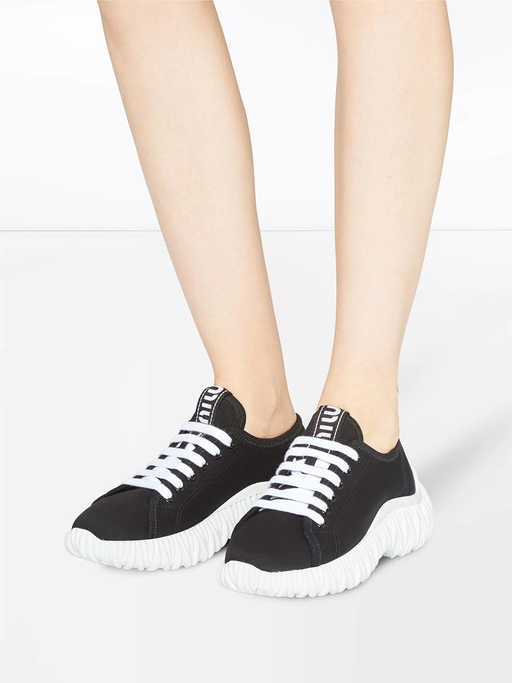 chunky sole low-top sneakers - 5