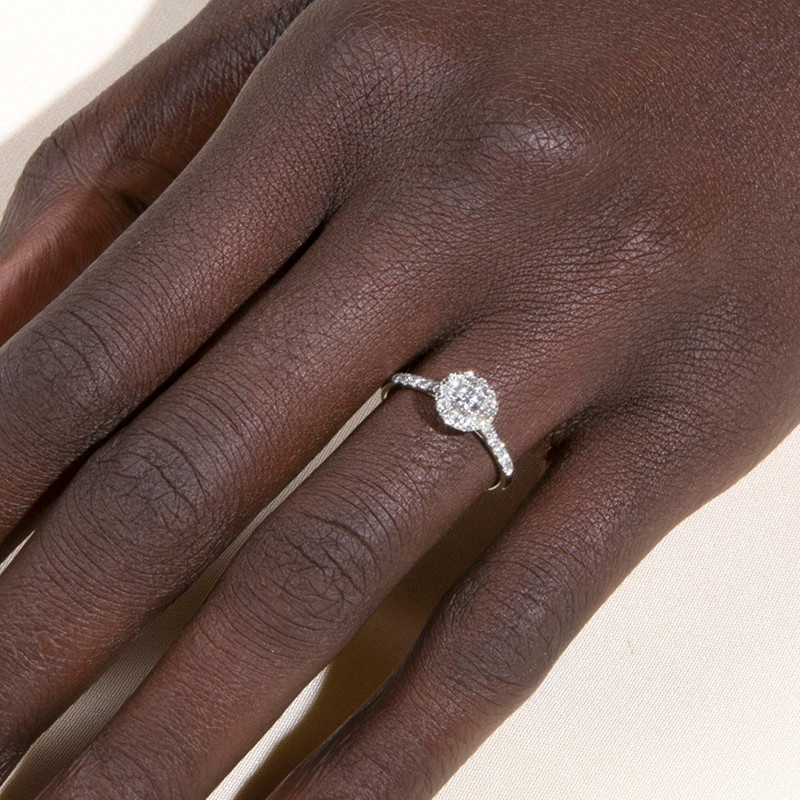 STONE AND STRAND The Katharine Ring in White Gold outlook