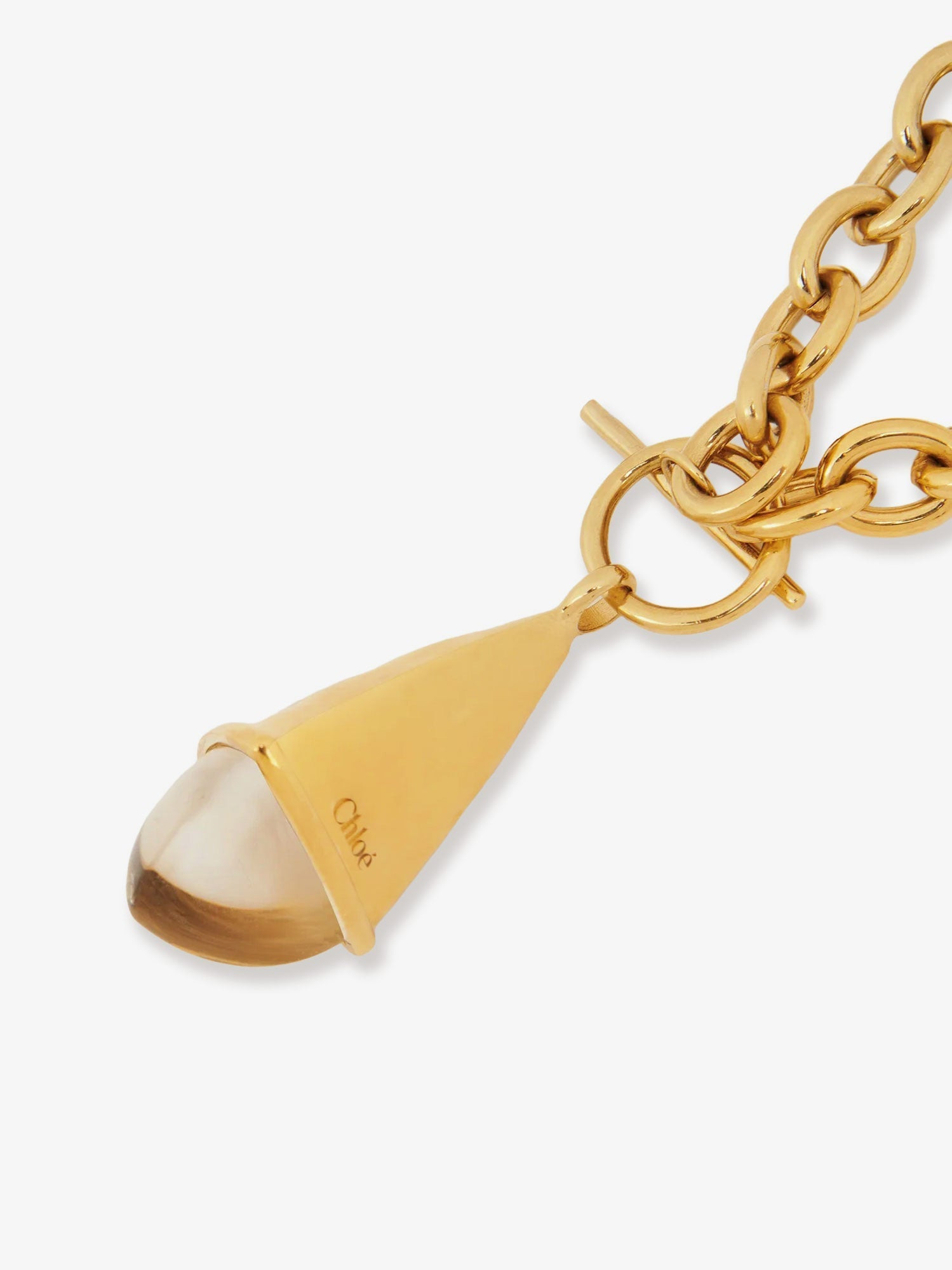 Chloe' Women Chloe Prism Brass Necklace - 2