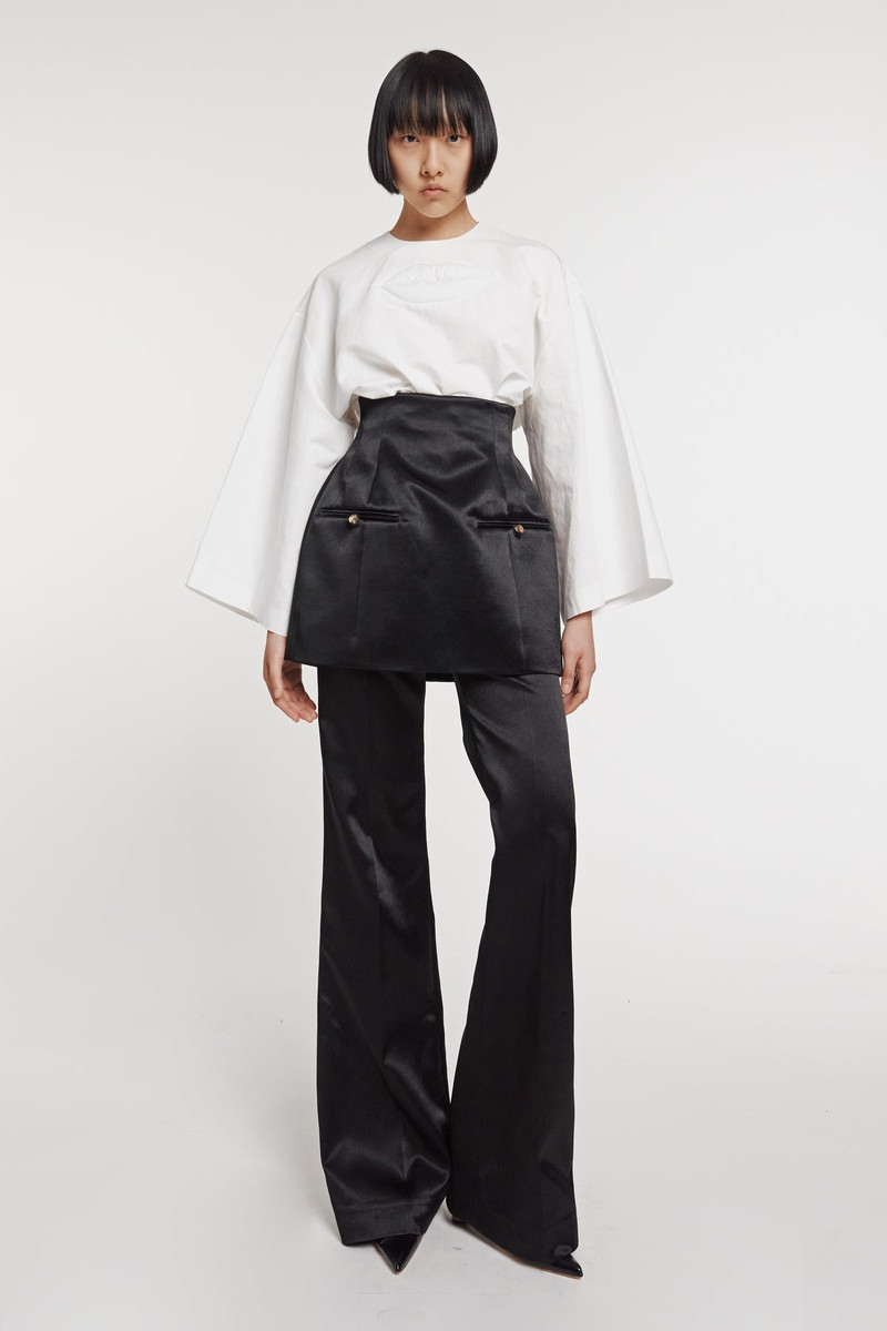 BASQUE TAILORED TROUSERS BLACK 1