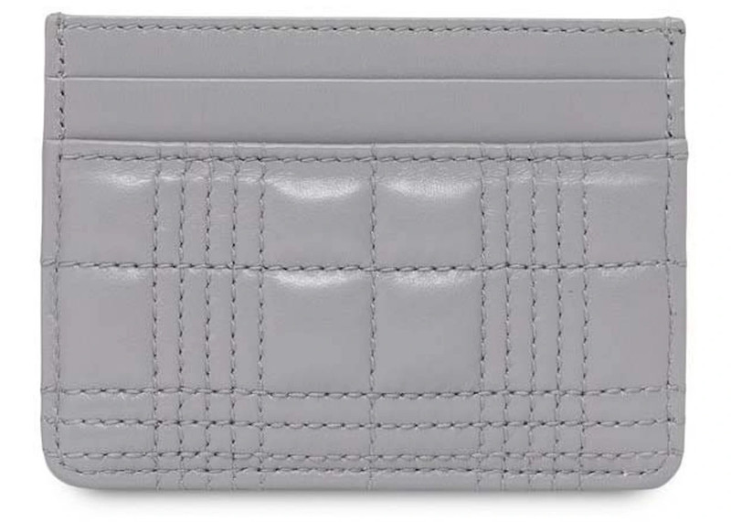 Burberry Burberry Quilted Lola Card Holder Grey outlook