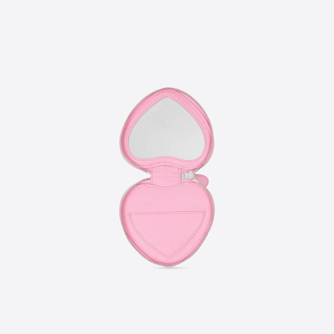 Women's Cash Heart Mirror Case in Pink - 2