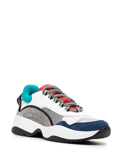 DSQUARED2 panelled low-top sneakers outlook