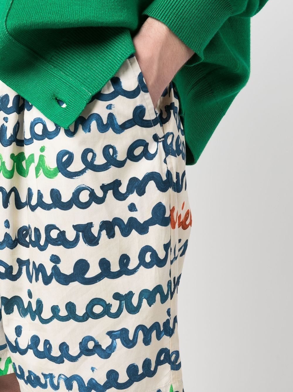 logo-print Bermuda shorts - 5