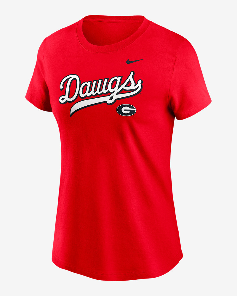 Georgia Athletic Prep Arch Local Script Women's Nike College T-Shirt 1