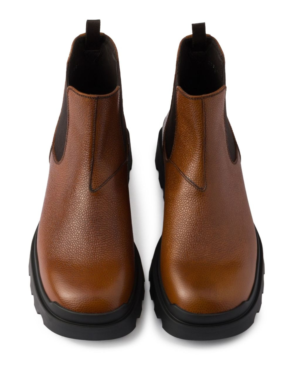 textured-leather chelsea boots - 4