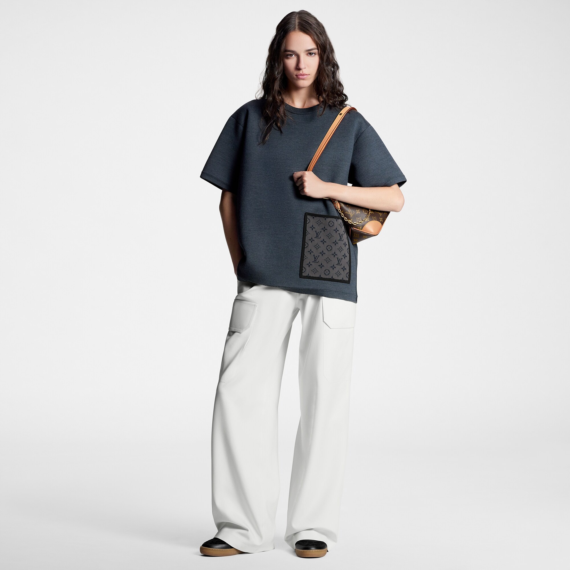 Monogram Pocket Knit T-Shirt - 4