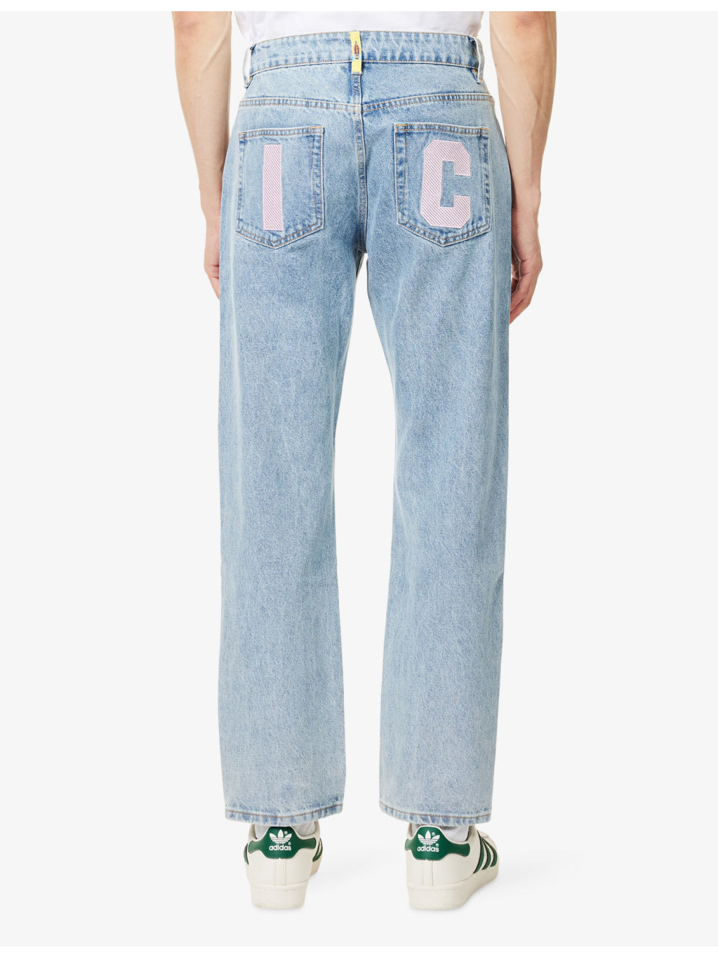 Running Dog Straight-Leg Denim Jeans - 4