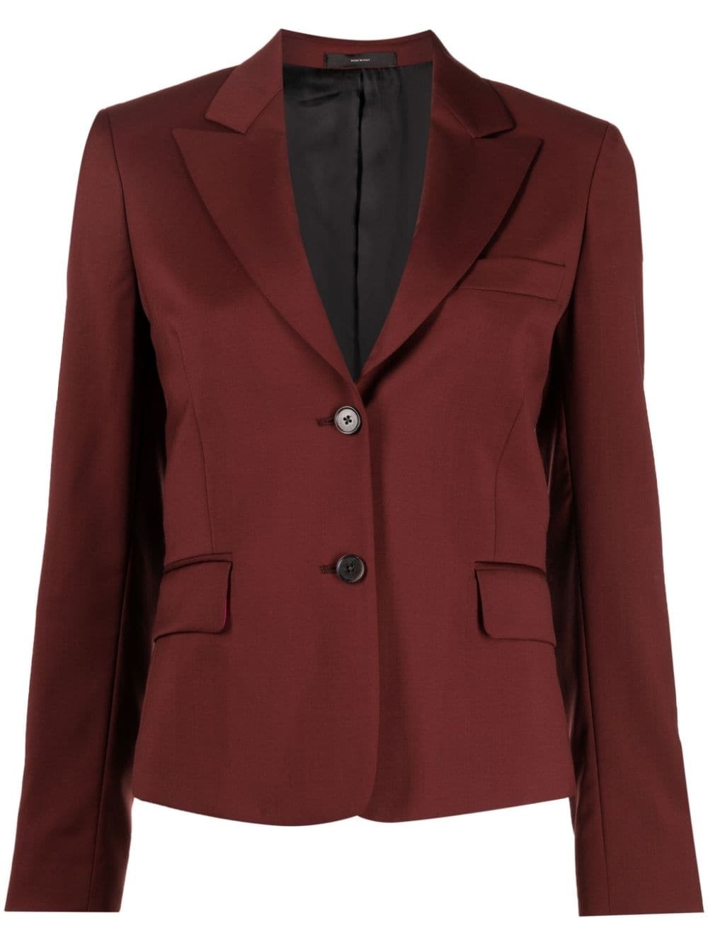 single-breasted wool jacket - 1