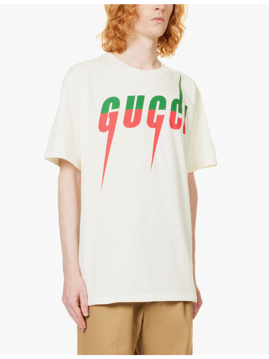 Brand-print short-sleeved cotton-jersey T-shirt - 3