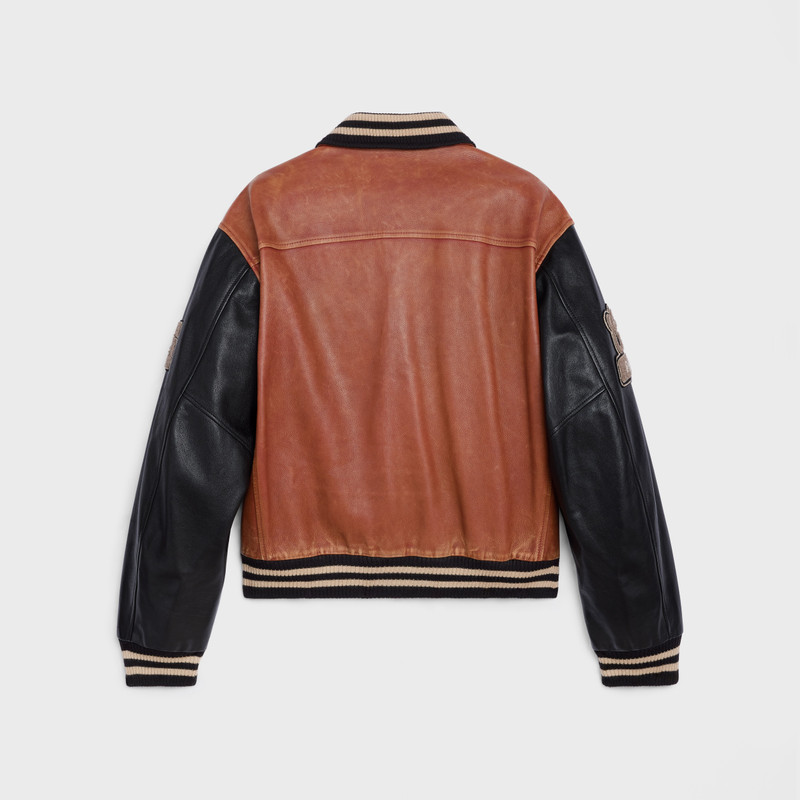 CELINE OVERSIZED TEDDY JACKET IN GRAINED CALFSKIN outlook