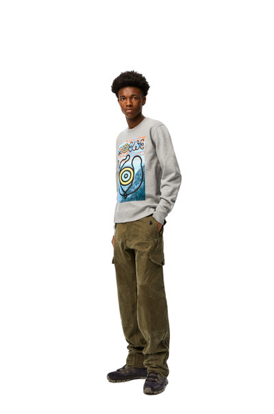 Loewe Print sweatshirt in cotton outlook