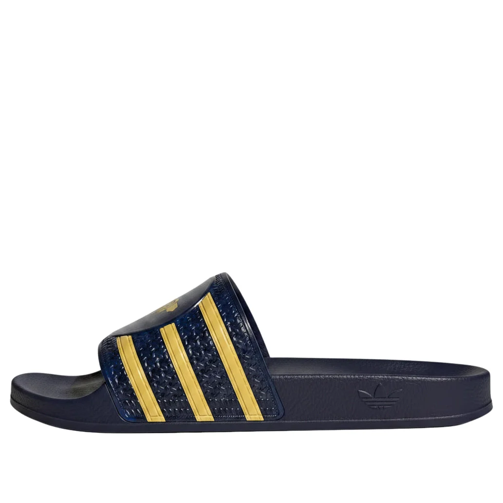 adidas x Arsenal FC Trefoil Slides 'Collegiate Navy Eqt Yellow' KH7158 - 1