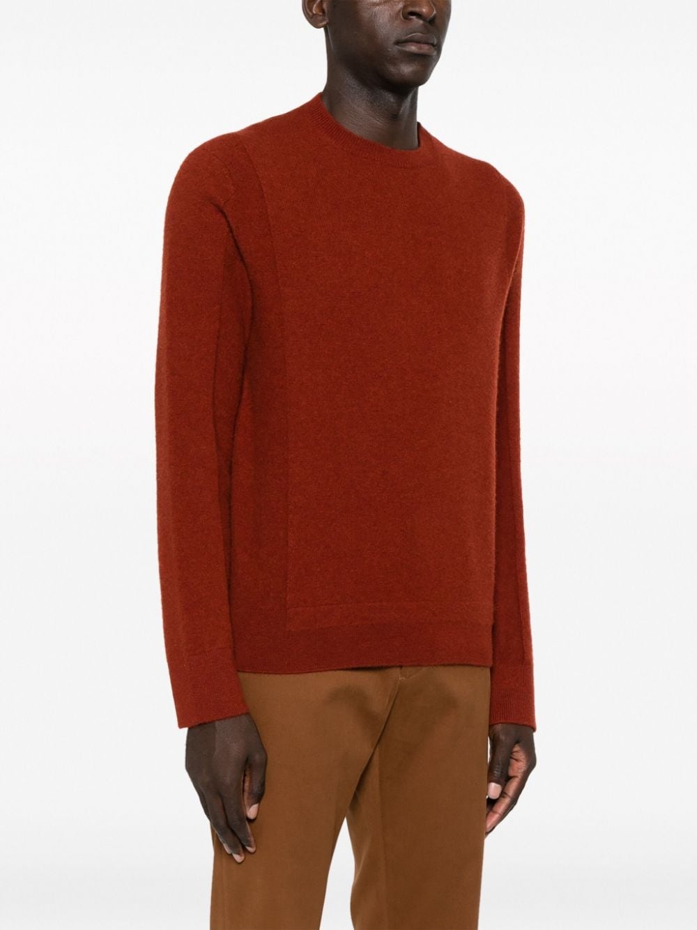 crew-neck wool-blend jumper - 3