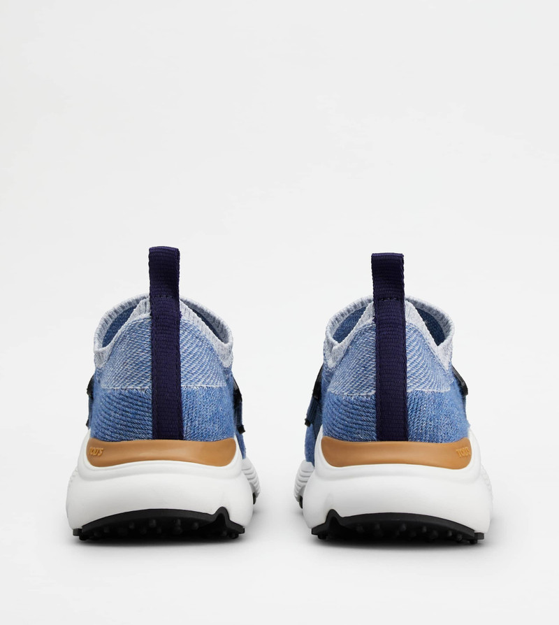 Tod's SLIP-ON SNEAKERS IN DENIM - LIGHT BLUE outlook