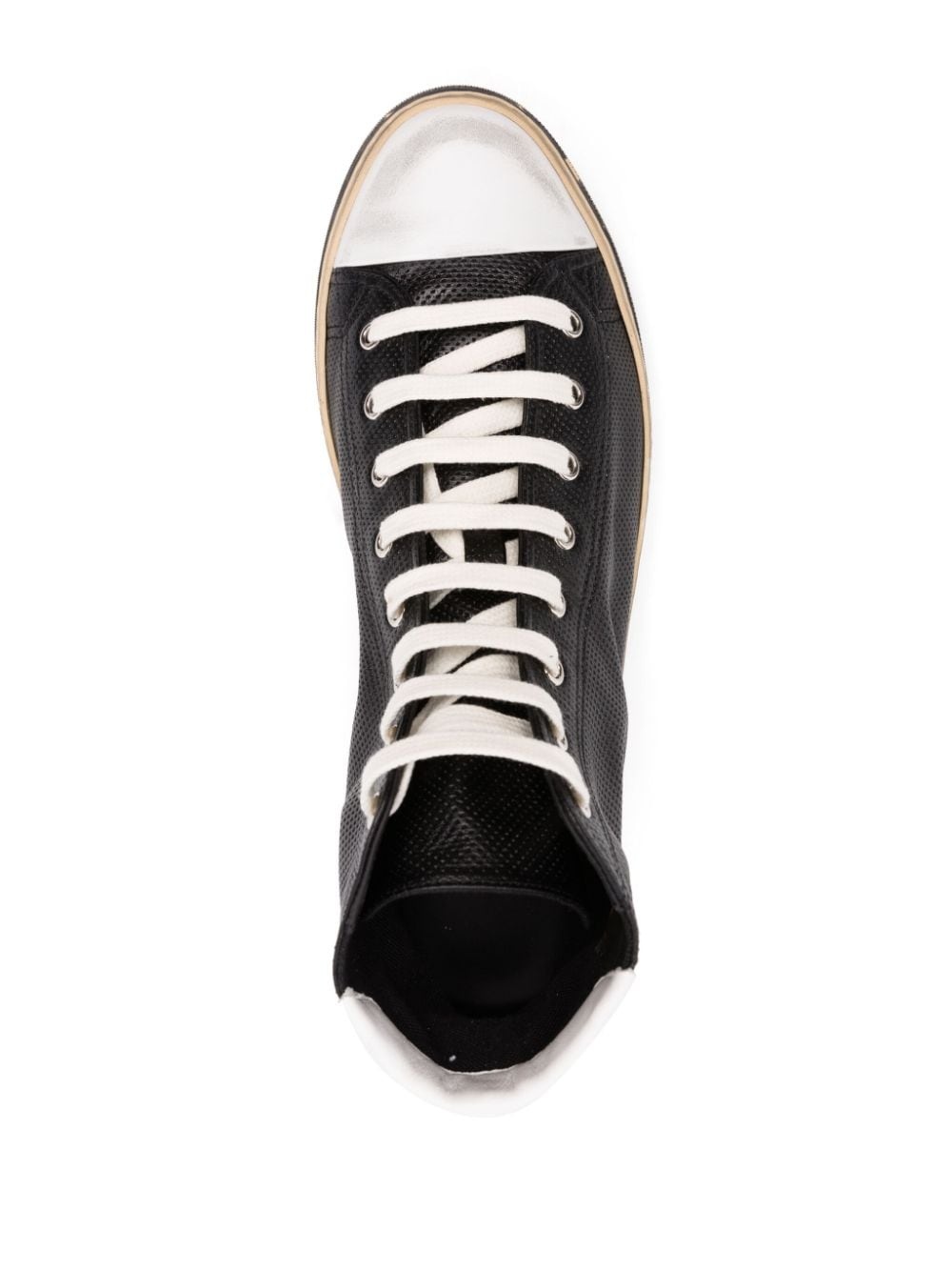 Malibu lace-up leather sneakers - 4