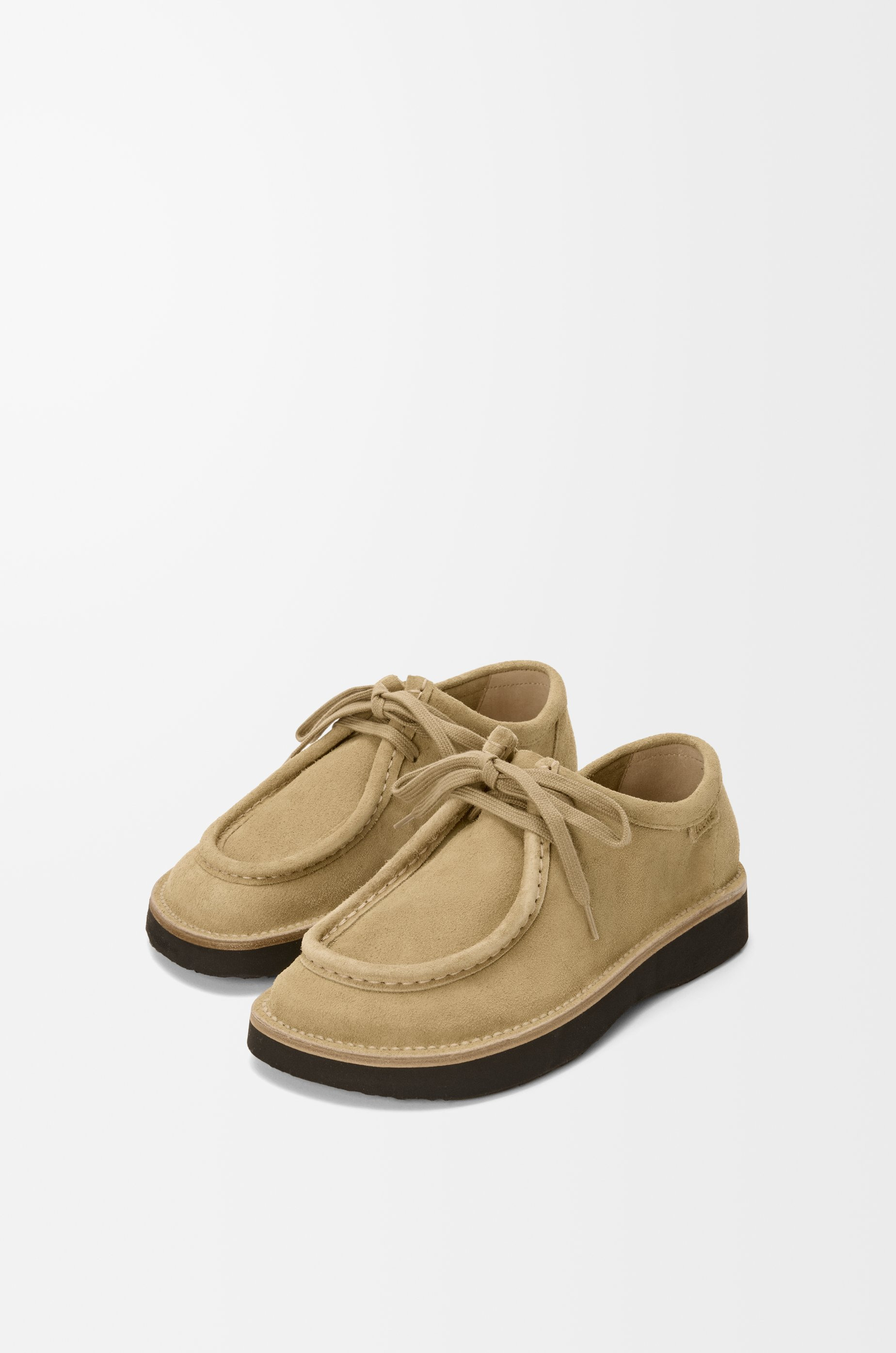 Faro lace-up in suede calfskin - 3