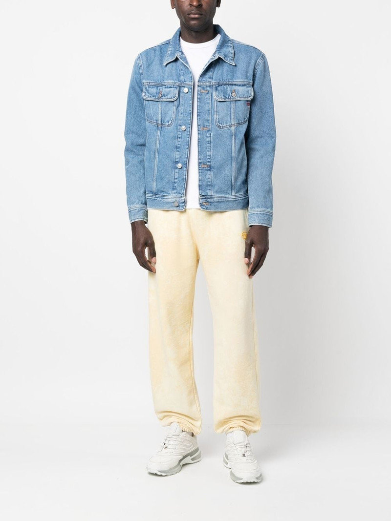 Diesel embossed logo track pants outlook