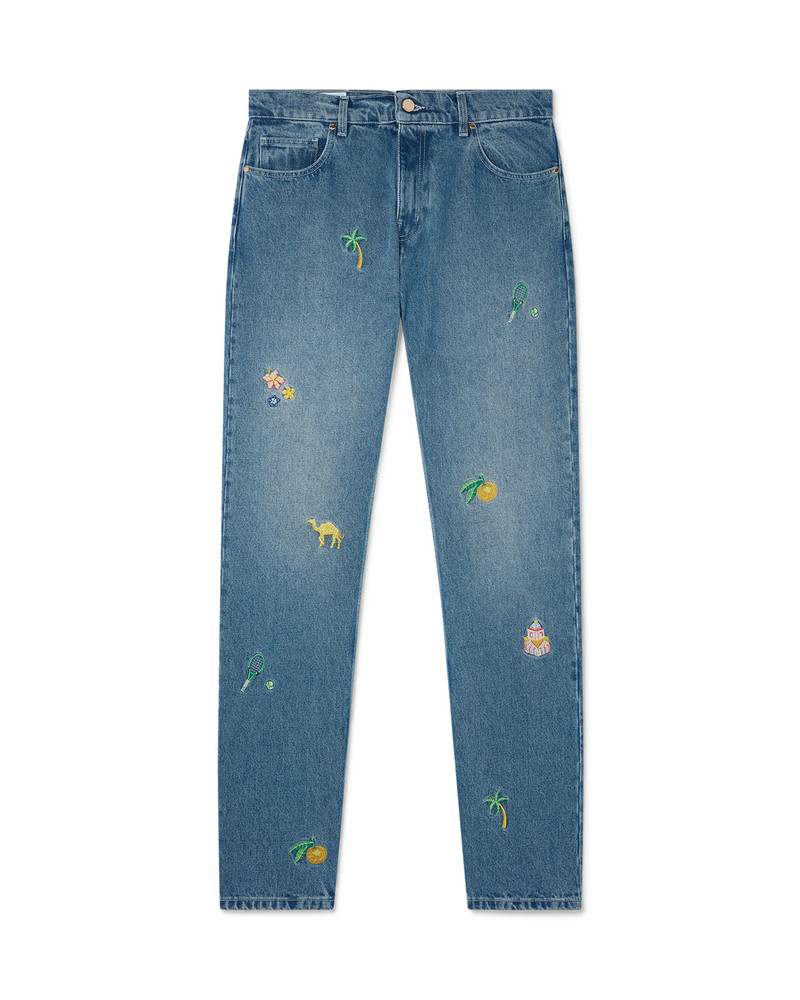 Motif Denim Jeans | Casablanca Paris 1