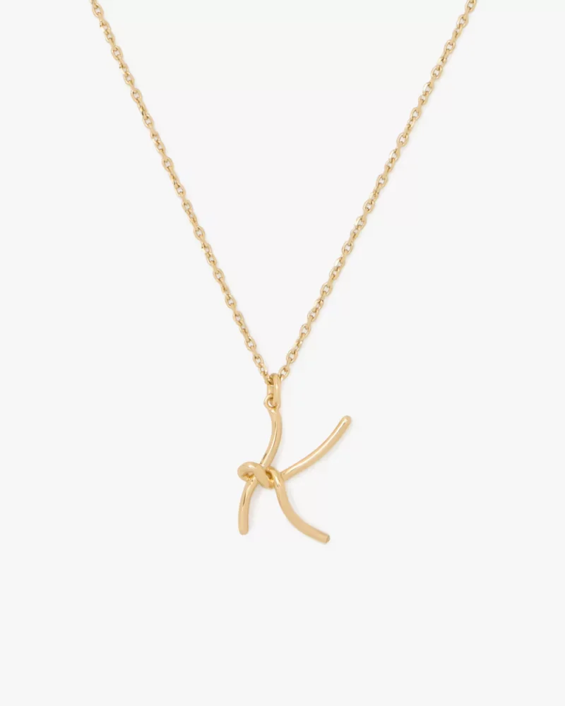 Initial Script K Pendant - 1
