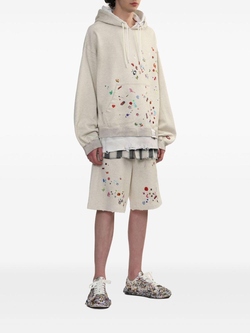 Peterson paint-splattered sneakers - 6