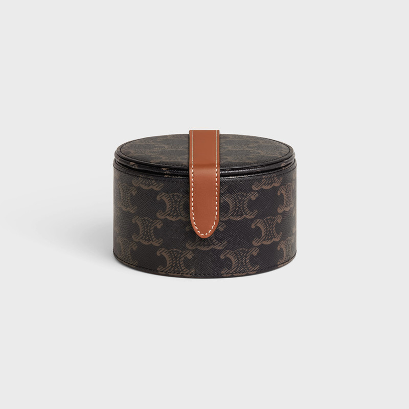 Vanity Case in Triomphe Canvas and Calfskin 1