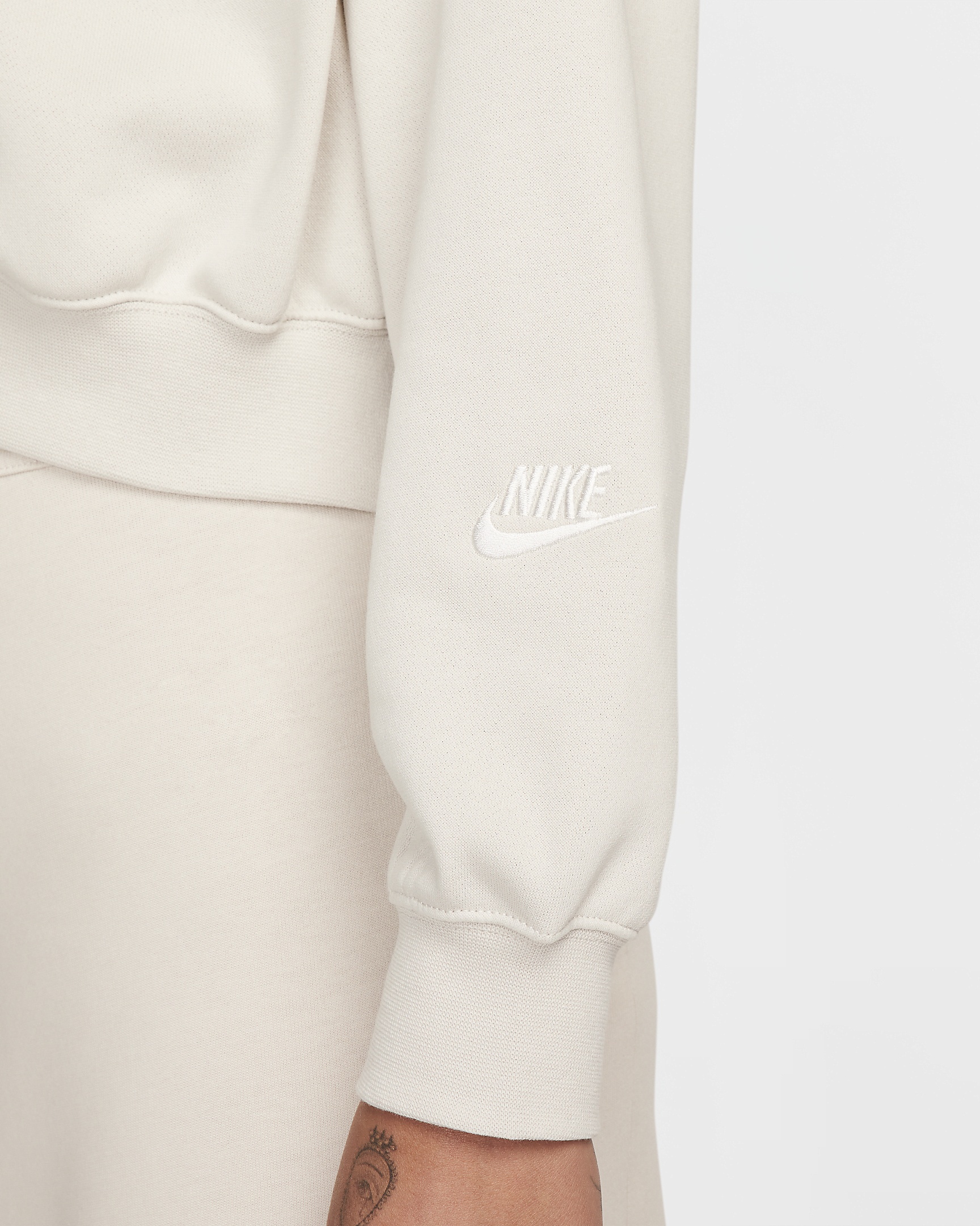 Women's Nike Sportswear Club Fleece Oversized Cropped Hoodie - 4