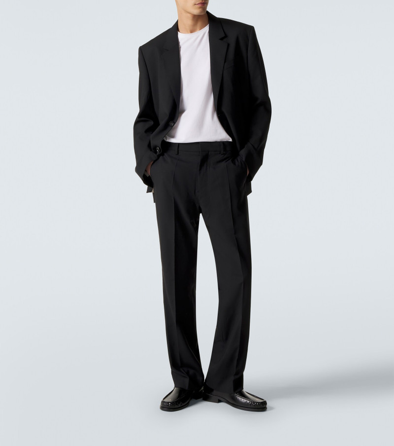 AMI Paris Virgin wool gabardine straight pants outlook