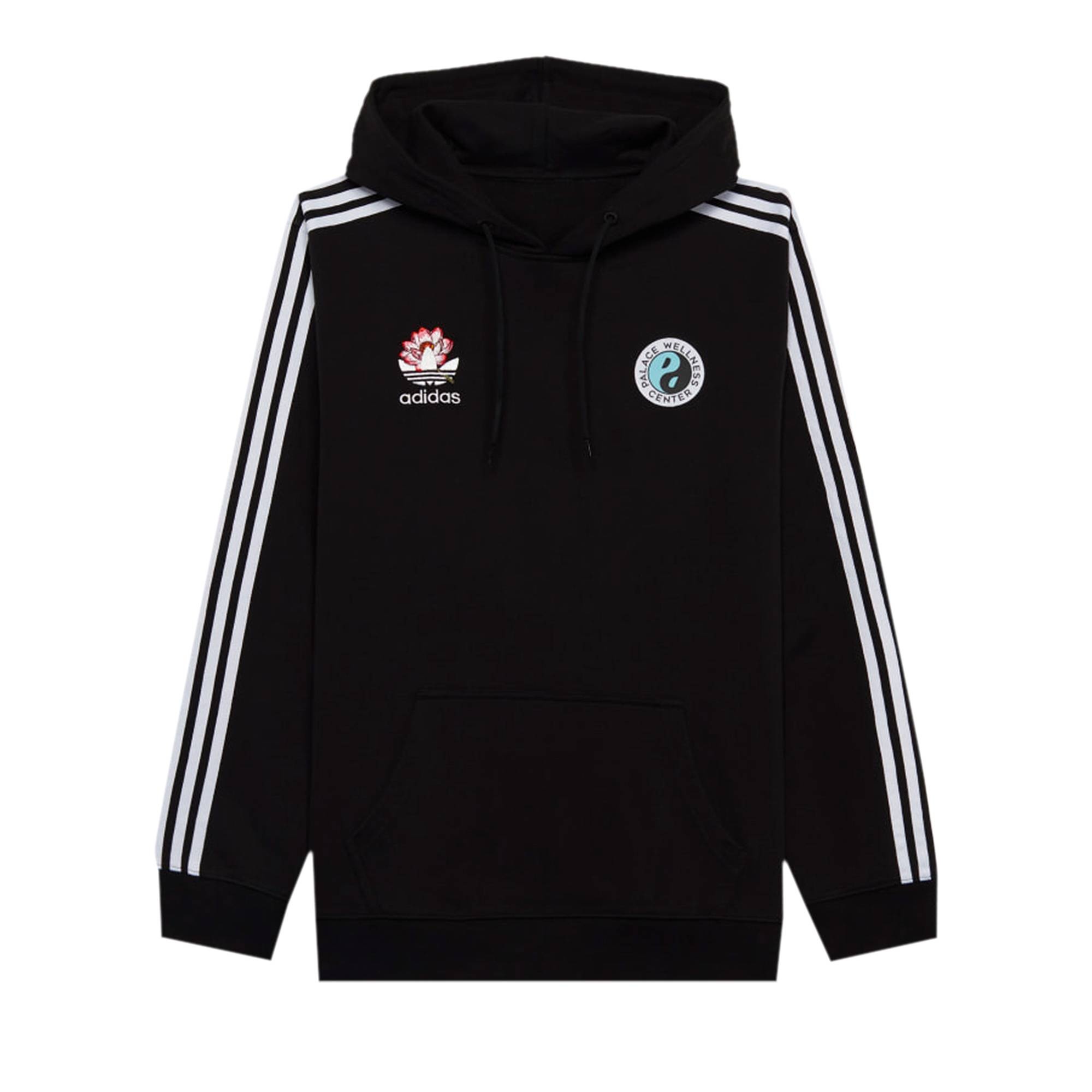 Palace x Adidas Palaste Graphic Hoodie 'Black' - 1