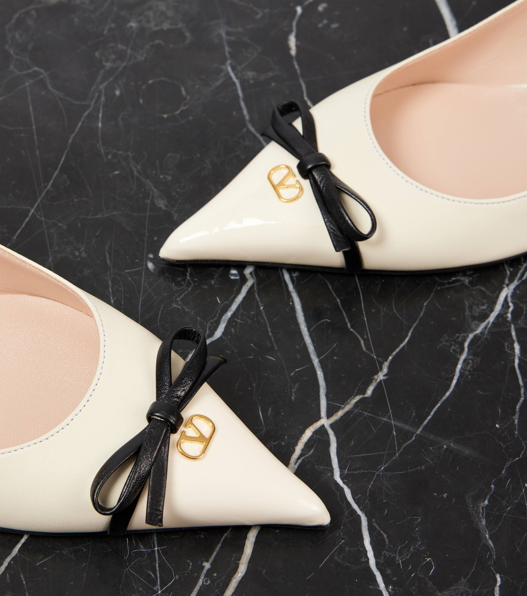 Bepointy 45 bow-detail leather pumps - 5