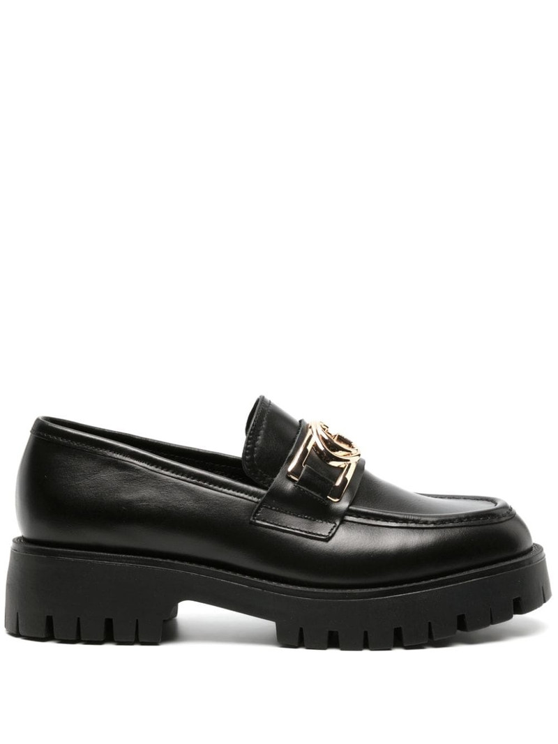 Ilary logo-plaque loafers 1