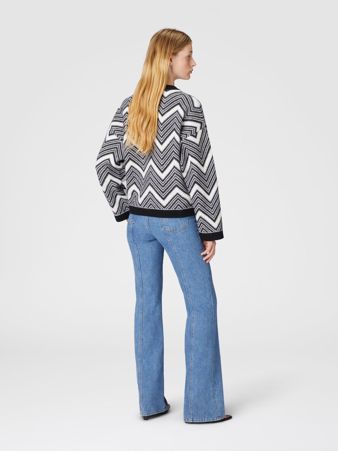 Chevron wool jacket - 3