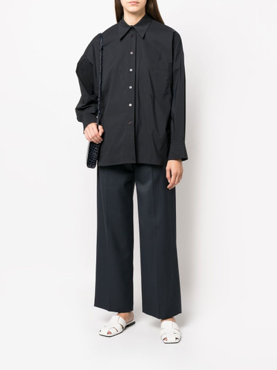 LOW CLASSIC high-waisted straight-leg trousers outlook