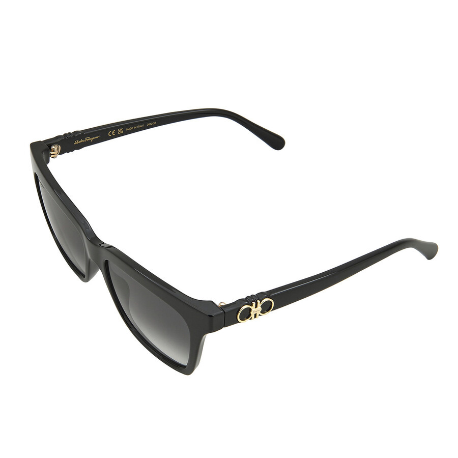 Salvatore Ferragamo Grey Rectangular Ladies Sunglasses SF1027S 001 55 - 5