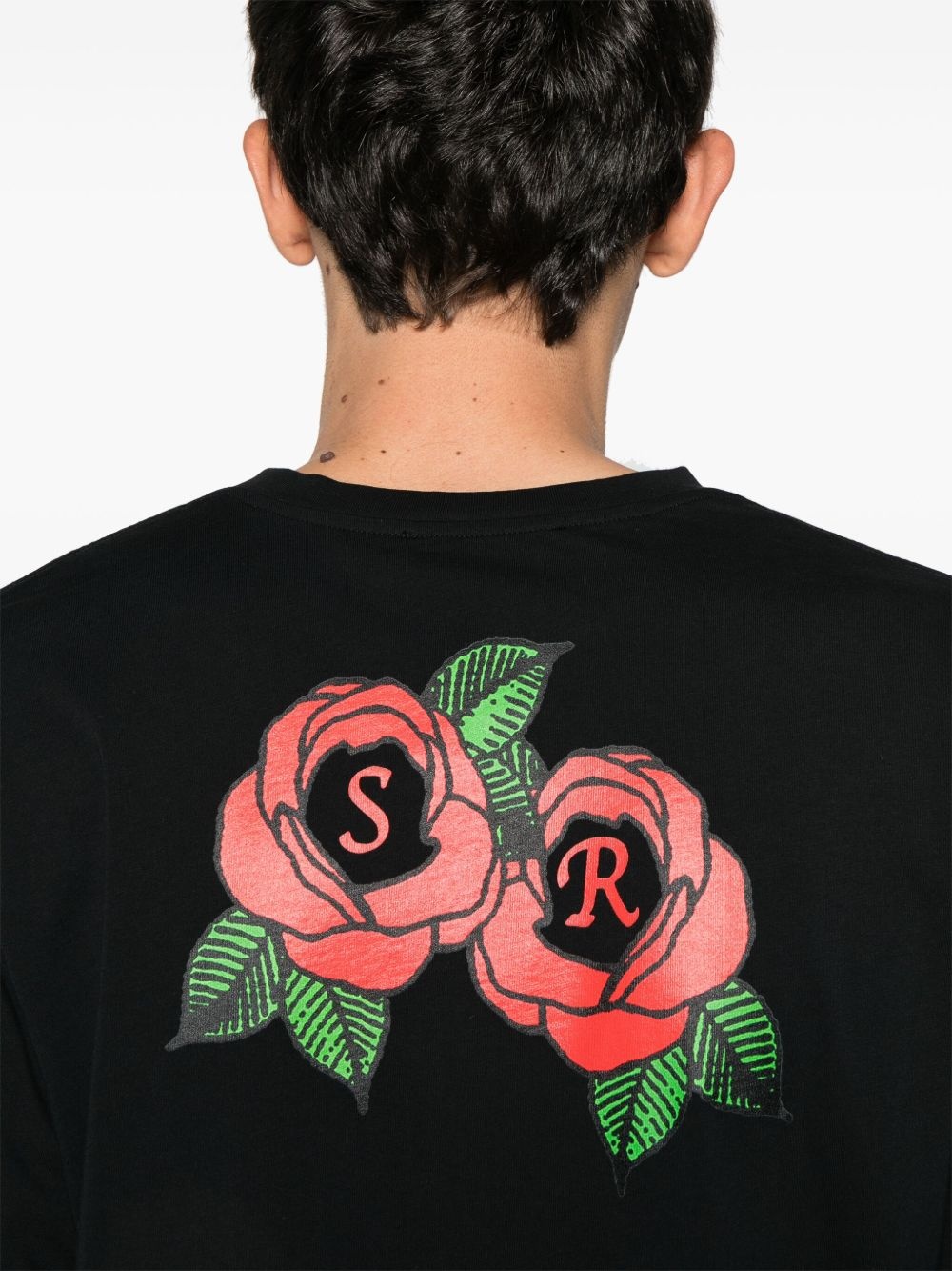 Cluster Rose Logo-print T-shirt - 4