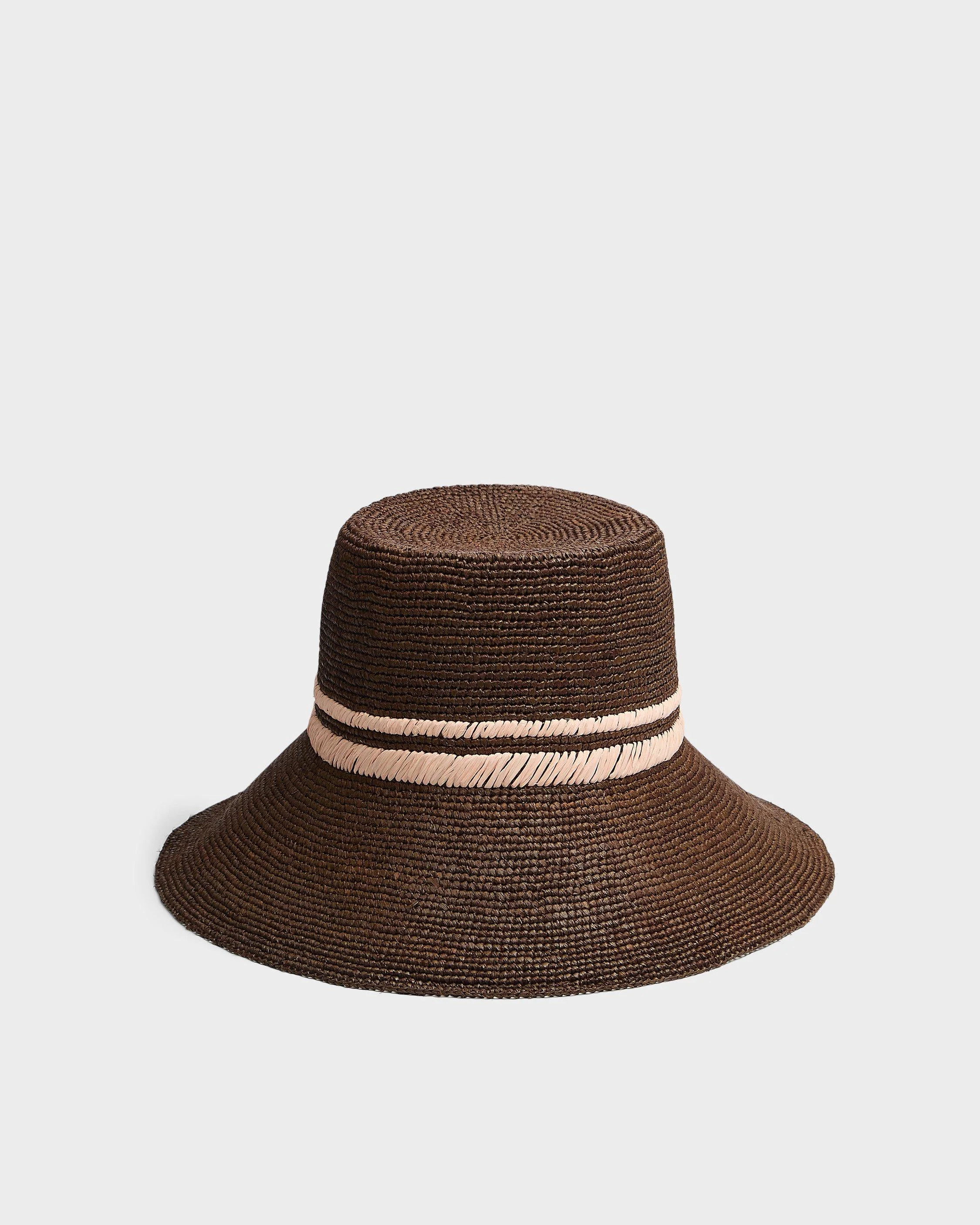 Jade Raffia Bucket Hat - 1
