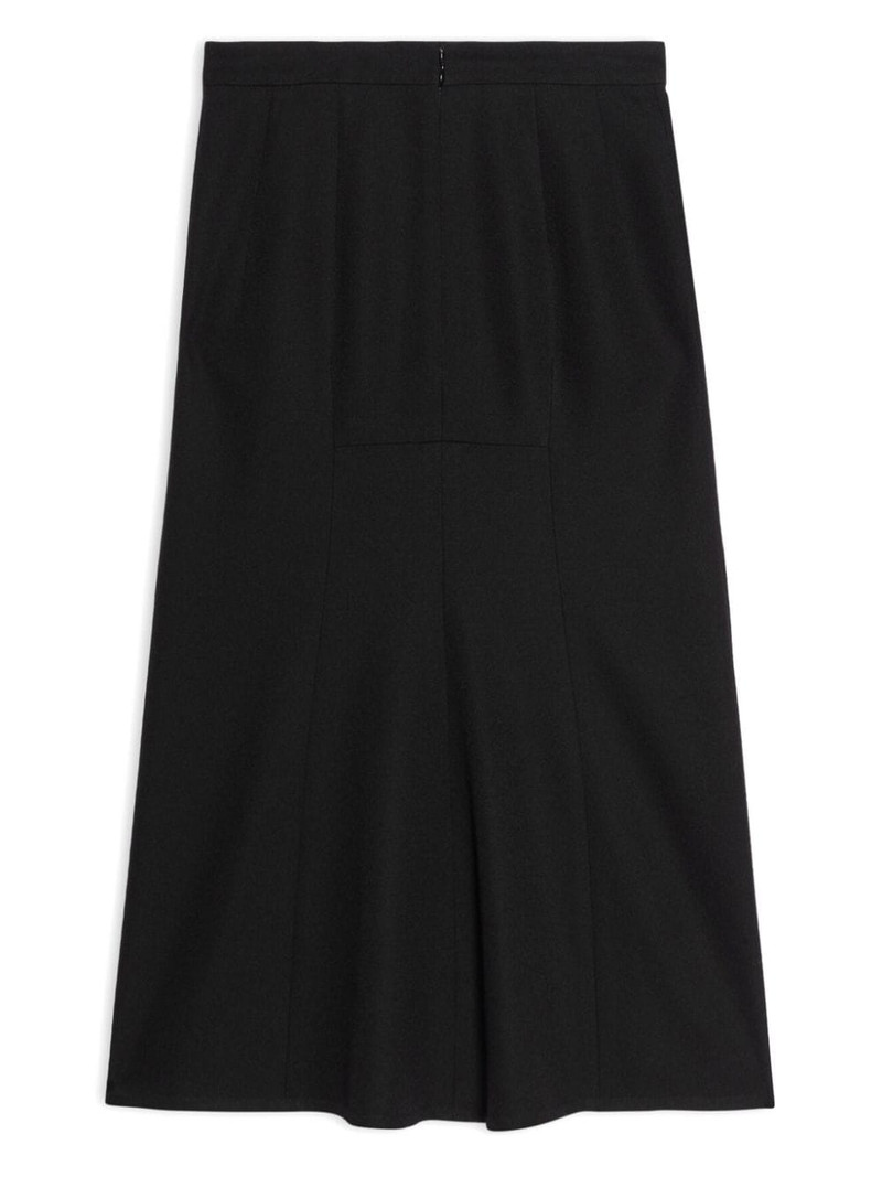 A-line flared wool skirt 5
