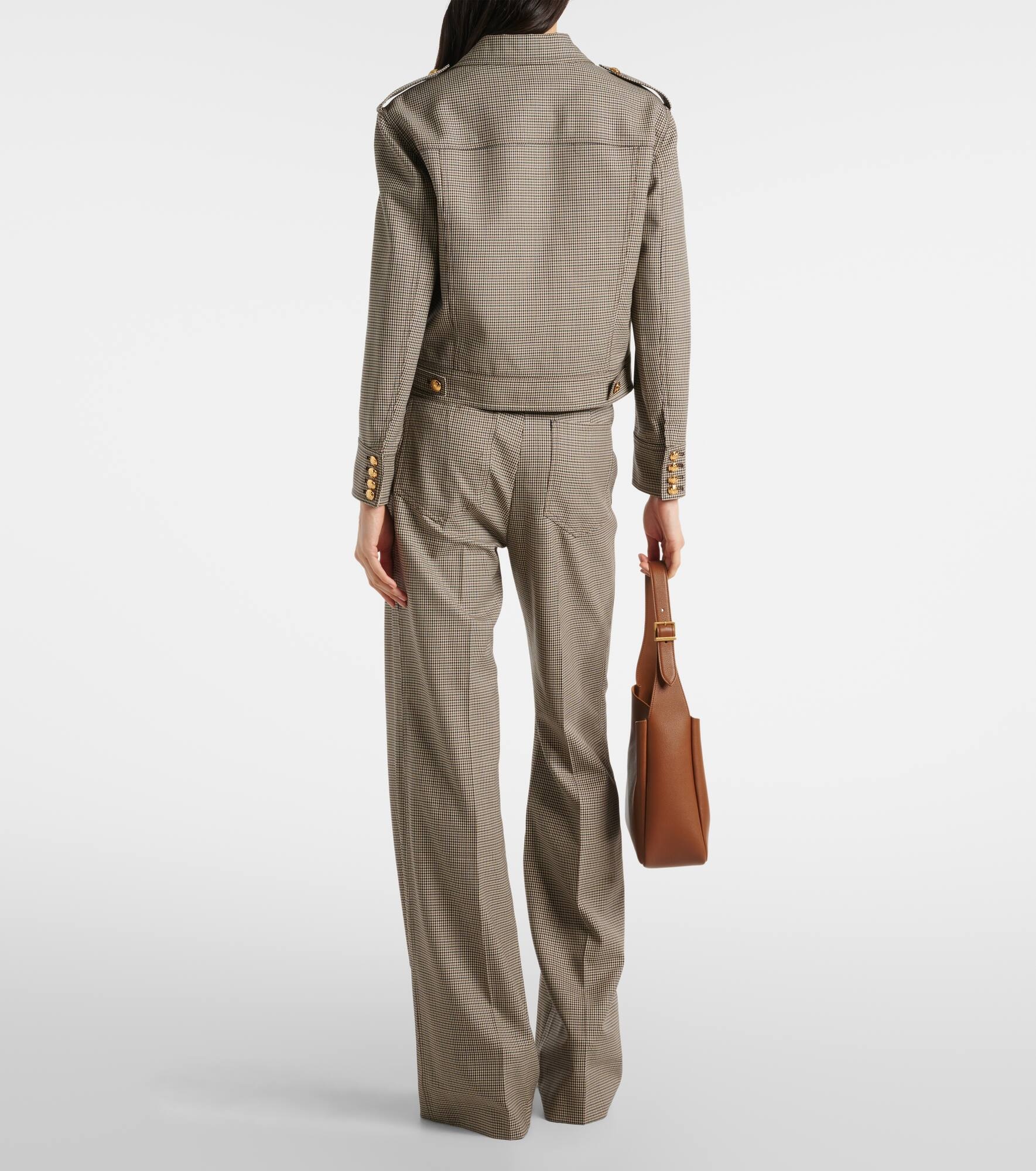 Lise cropped virgin wool jacket - 3