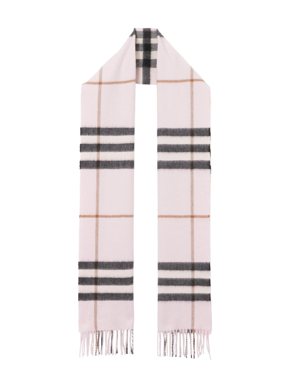 The Classic check-pattern fringed scarf - 2