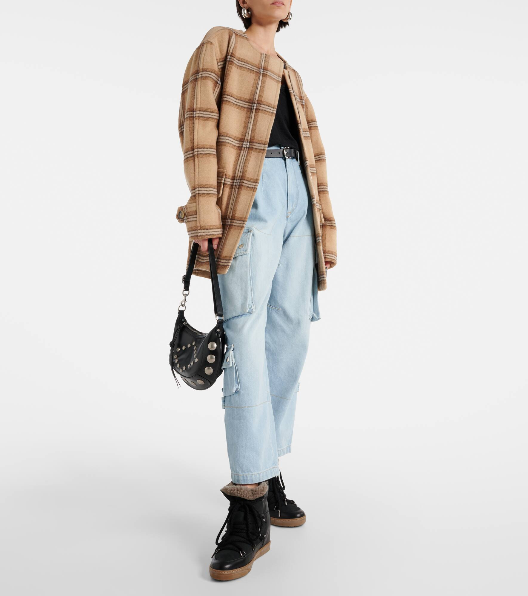Nowles shearling-trimmed leather ankle boots - 2