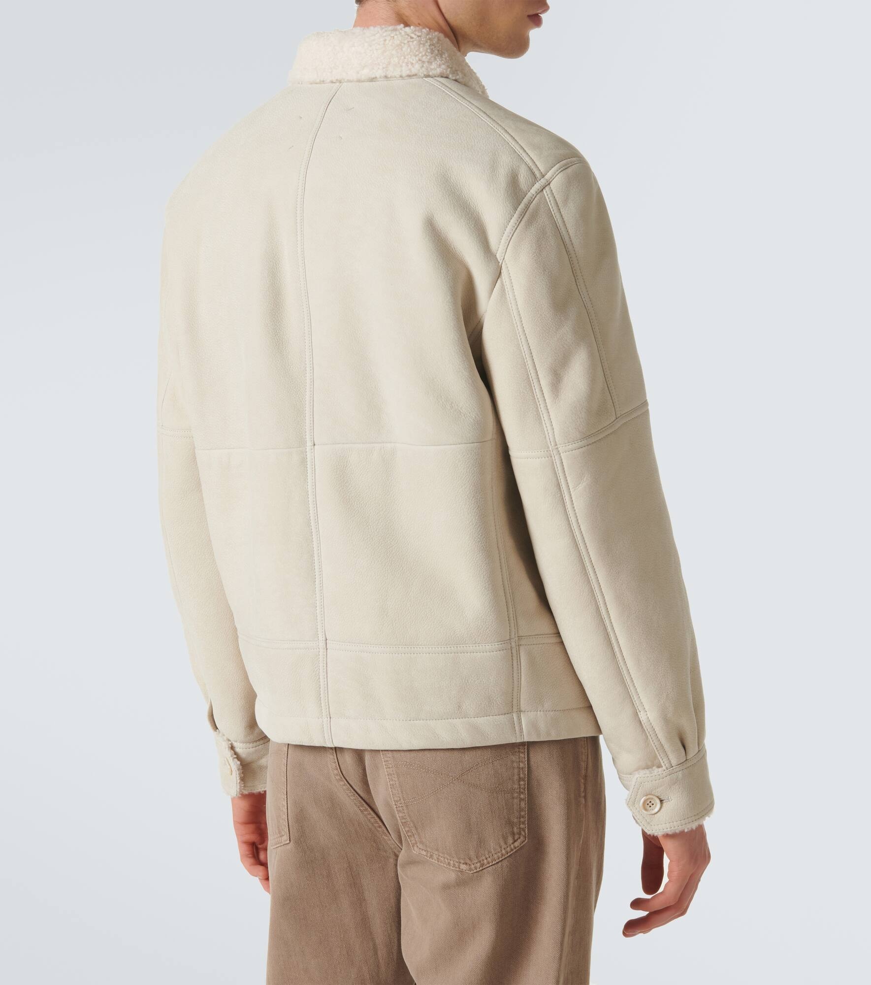 Shearling blouson - 4