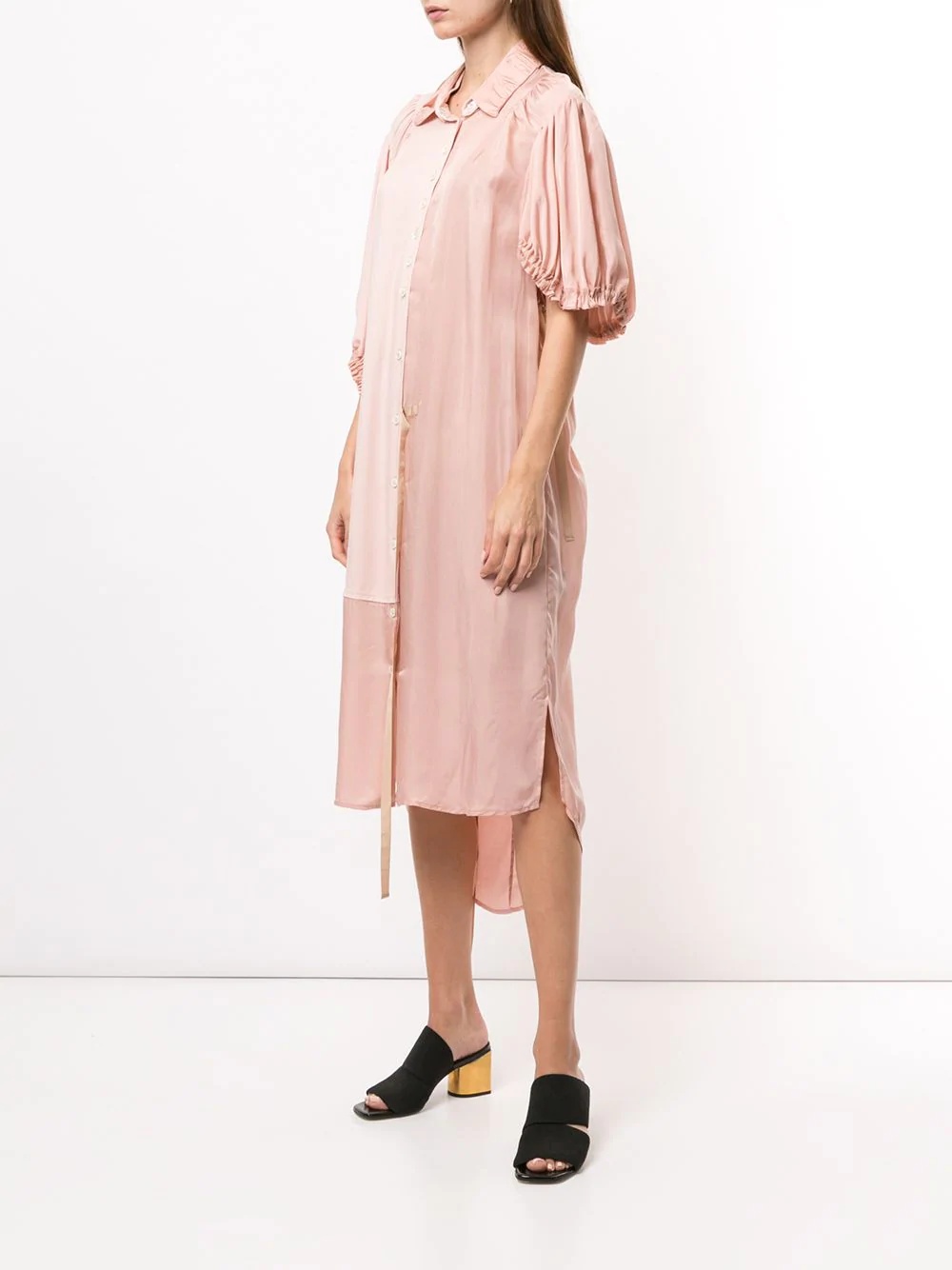 shirt midi dress - 3